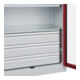 C+P Armoire à charges lourdes Acurado Pro 1950 x 1000 x 500 mm 7035/3003
