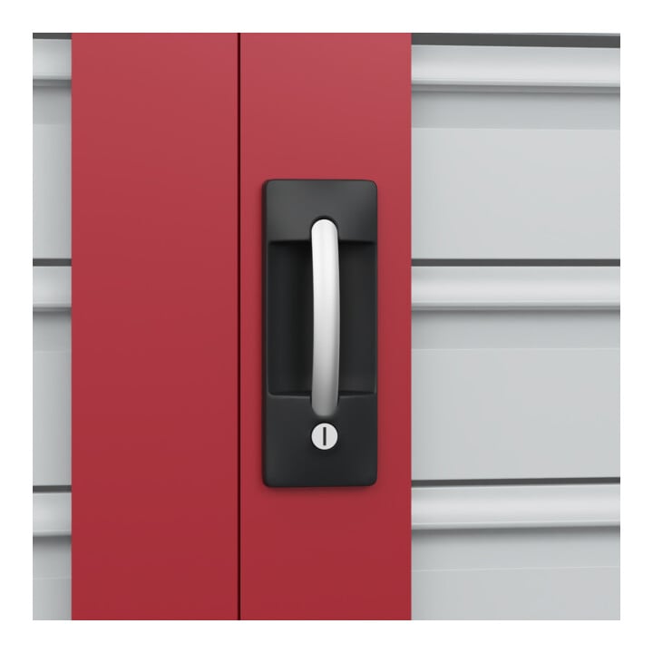 C+P Armoire à charges lourdes Acurado Pro 1950 x 1000 x 500 mm 7035/3003