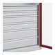 C+P Armoire à charges lourdes Acurado Pro 1950 x 1000 x 500 mm 7035/3003
