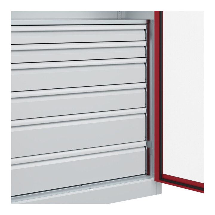 C+P Armoire à charges lourdes Acurado Pro 1950 x 1000 x 500 mm 7035/3003