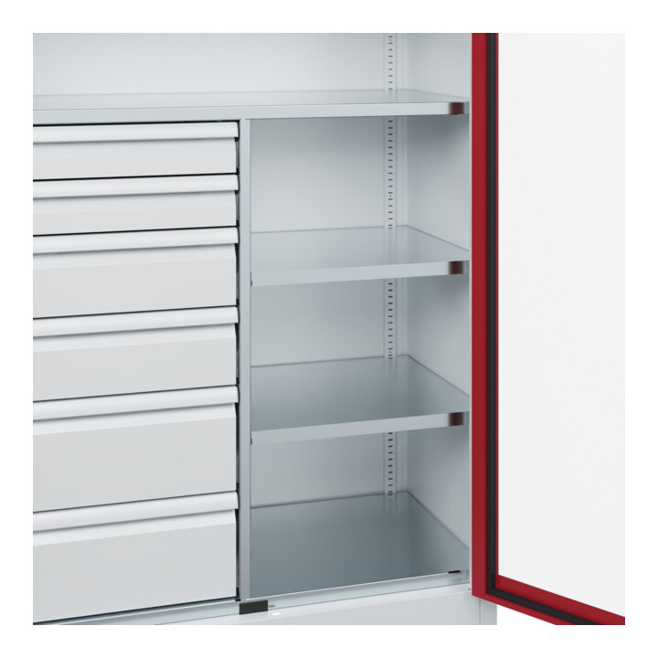 C+P Armoire à charges lourdes Acurado Pro 1950 x 1000 x 500 mm 7035/3003