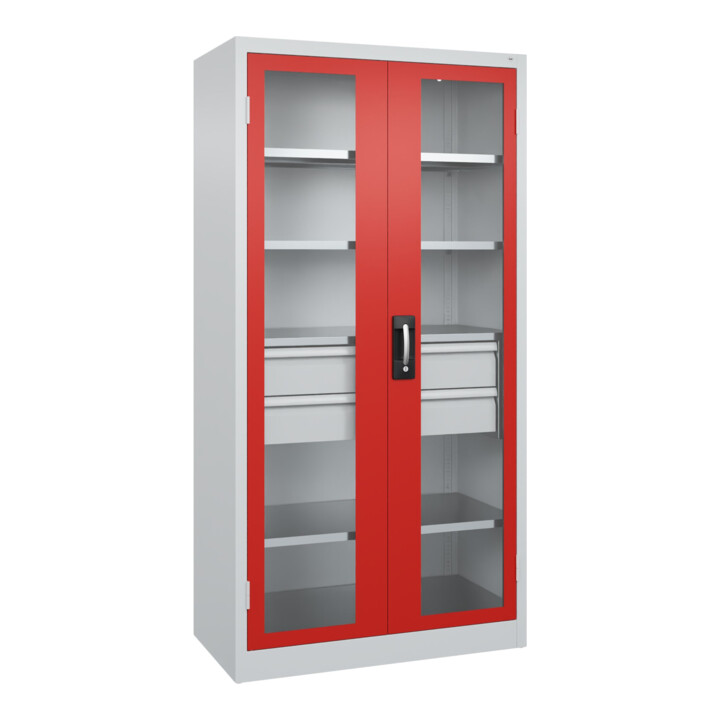 C+P Armoire à charges lourdes Acurado Pro 1950 x 1000 x 500 mm 7035/3020