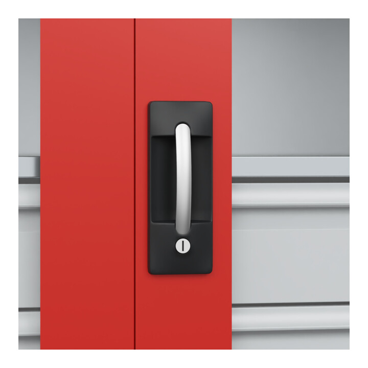 C+P Armoire à charges lourdes Acurado Pro 1950 x 1000 x 500 mm 7035/3020