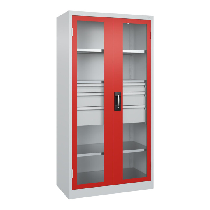 C+P Armoire à charges lourdes Acurado Pro 1950 x 1000 x 500 mm 7035/3020