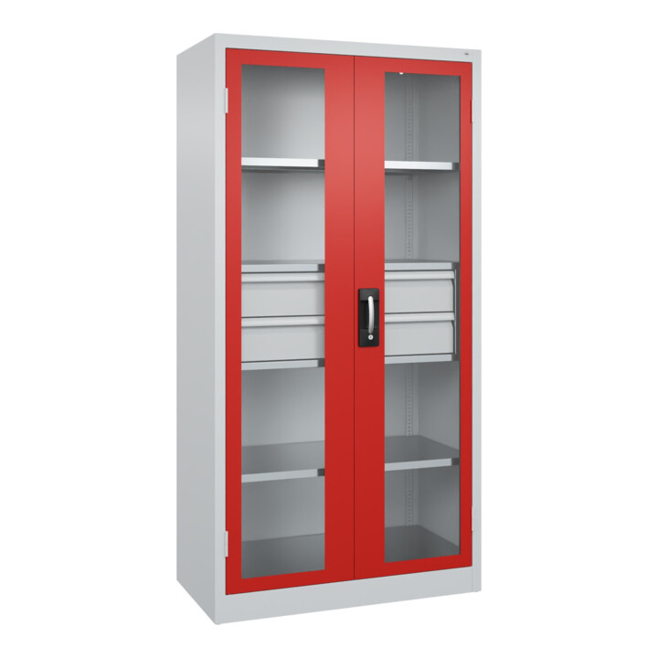 C+P Armoire à charges lourdes Acurado Pro 1950 x 1000 x 500 mm 7035/3020