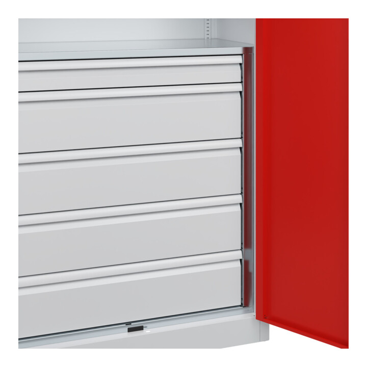 C+P Armoire à charges lourdes Acurado Pro 1950 x 1000 x 500 mm 7035/3020