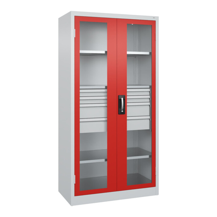 C+P Armoire à charges lourdes Acurado Pro 1950 x 1000 x 500 mm 7035/3020