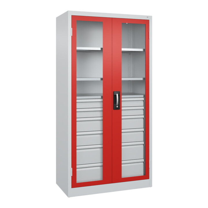 C+P Armoire à charges lourdes Acurado Pro 1950 x 1000 x 500 mm 7035/3020