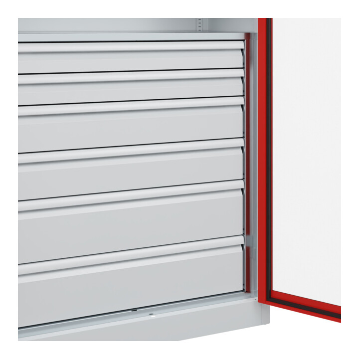 C+P Armoire à charges lourdes Acurado Pro 1950 x 1000 x 500 mm 7035/3020