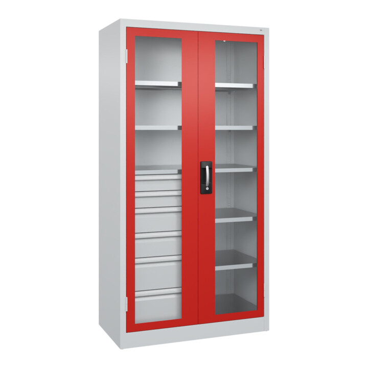 C+P Armoire à charges lourdes Acurado Pro 1950 x 1000 x 500 mm 7035/3020