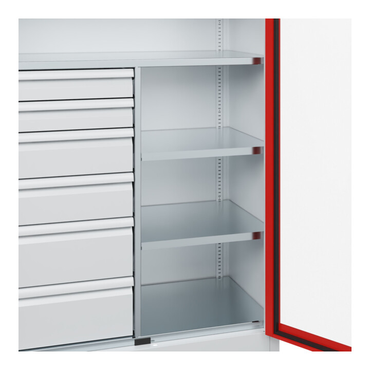 C+P Armoire à charges lourdes Acurado Pro 1950 x 1000 x 500 mm 7035/3020