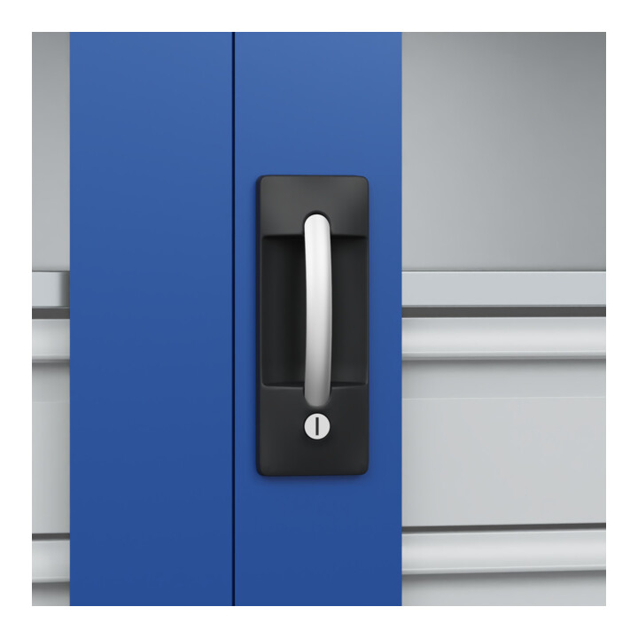 C+P Armoire à charges lourdes Acurado Pro 1950 x 1000 x 500 mm 7035/5010