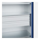 C+P Armoire à charges lourdes Acurado Pro 1950 x 1000 x 500 mm 7035/5010