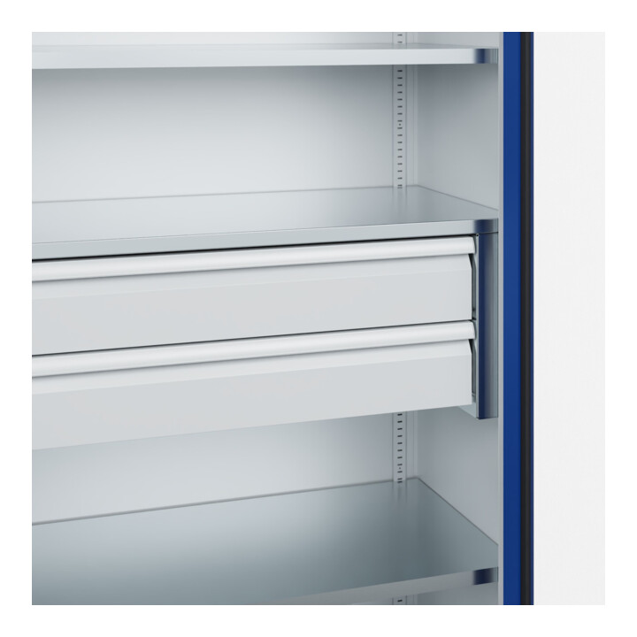 C+P Armoire à charges lourdes Acurado Pro 1950 x 1000 x 500 mm 7035/5010