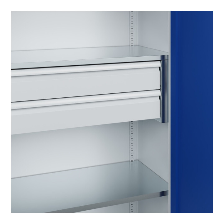 C+P Armoire à charges lourdes Acurado Pro 1950 x 1000 x 500 mm 7035/5010