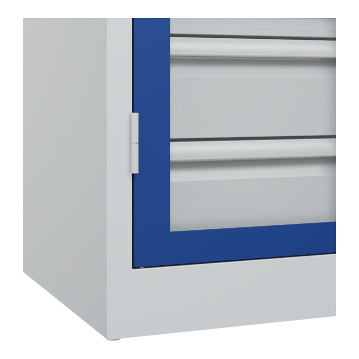 C+P Armoire à charges lourdes Acurado Pro 1950 x 1000 x 500 mm 7035/5010