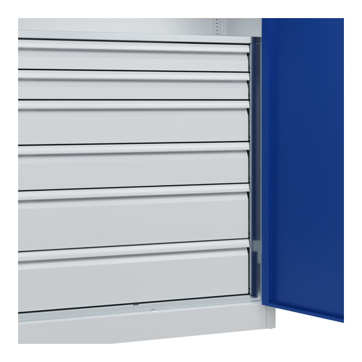 C+P Armoire à charges lourdes Acurado Pro 1950 x 1000 x 500 mm 7035/5010