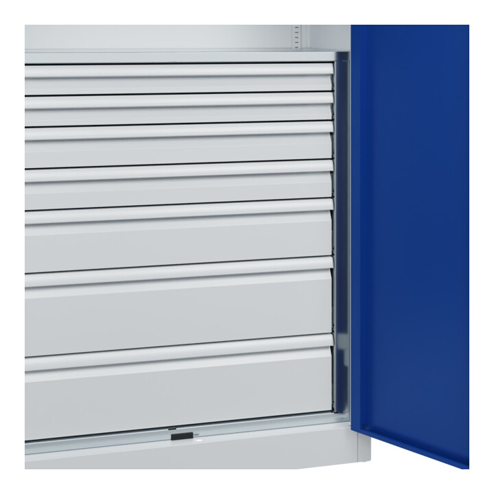 C+P Armoire à charges lourdes Acurado Pro 1950 x 1000 x 500 mm 7035/5010