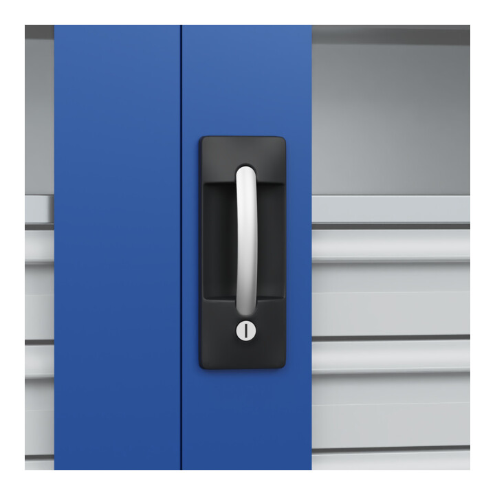 C+P Armoire à charges lourdes Acurado Pro 1950 x 1000 x 500 mm 7035/5010