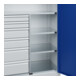 C+P Armoire à charges lourdes Acurado Pro 1950 x 1000 x 500 mm 7035/5010