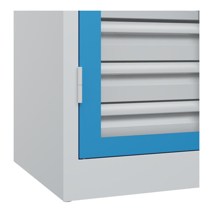 C+P Armoire à charges lourdes Acurado Pro 1950 x 1000 x 500 mm 7035/5012