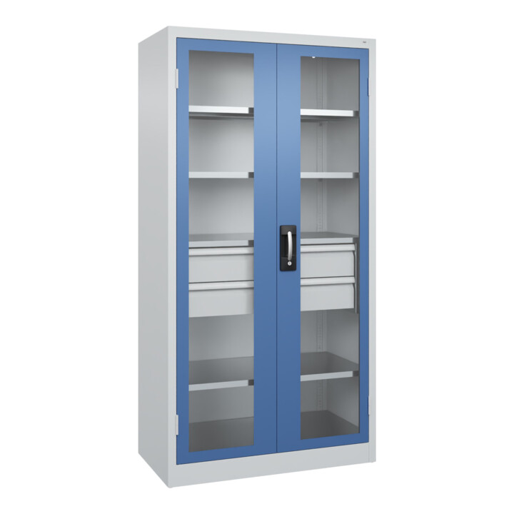C+P Armoire à charges lourdes Acurado Pro 1950 x 1000 x 500 mm 7035/5012