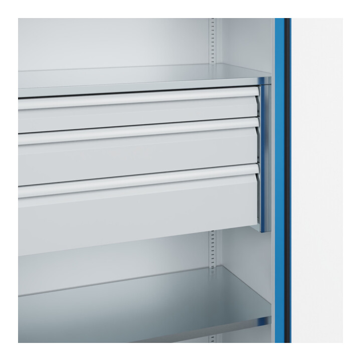 C+P Armoire à charges lourdes Acurado Pro 1950 x 1000 x 500 mm 7035/5012