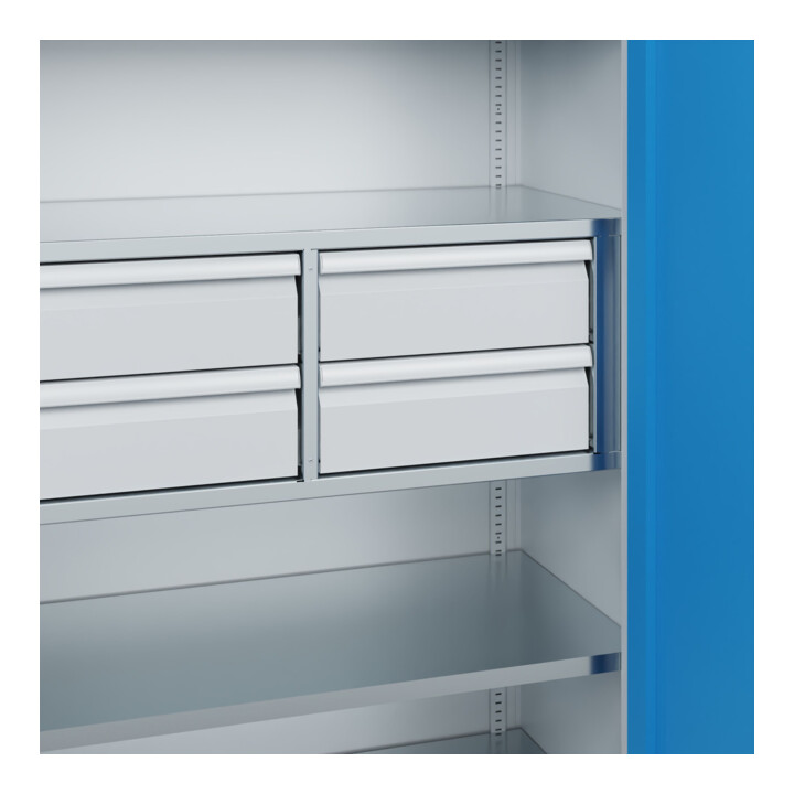 C+P Armoire à charges lourdes Acurado Pro 1950 x 1000 x 500 mm 7035/5012
