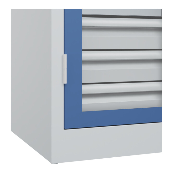 C+P Armoire à charges lourdes Acurado Pro 1950 x 1000 x 500 mm 7035/5023