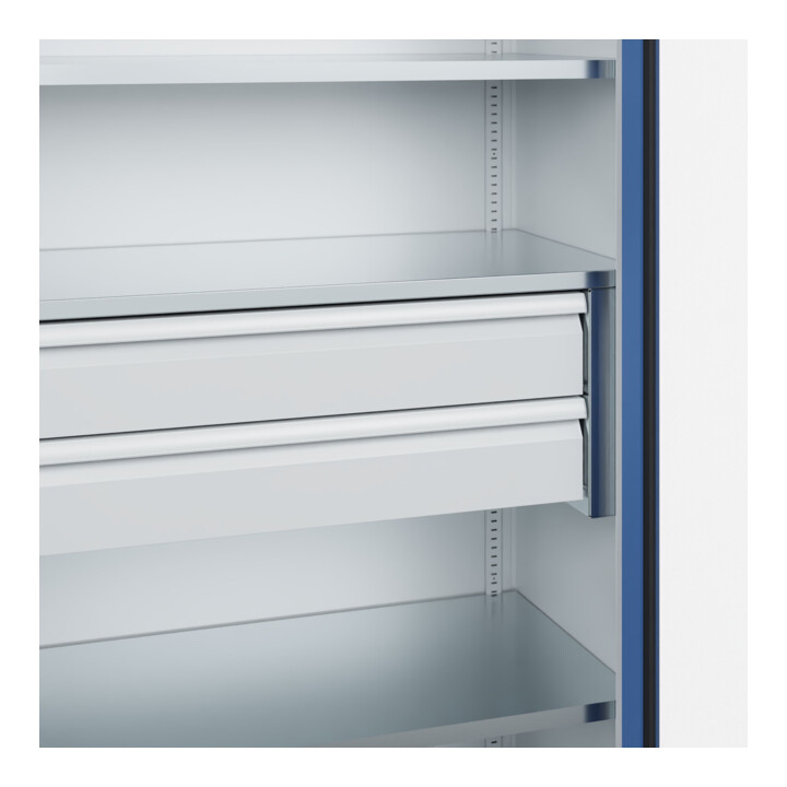 C+P Armoire à charges lourdes Acurado Pro 1950 x 1000 x 500 mm 7035/5023
