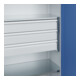 C+P Armoire à charges lourdes Acurado Pro 1950 x 1000 x 500 mm 7035/5023