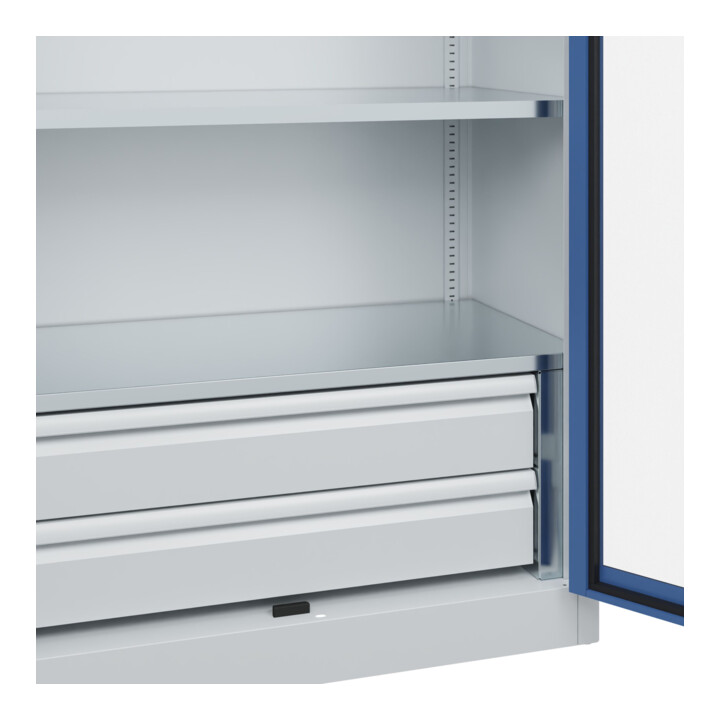 C+P Armoire à charges lourdes Acurado Pro 1950 x 1000 x 500 mm 7035/5023