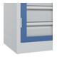 C+P Armoire à charges lourdes Acurado Pro 1950 x 1000 x 500 mm 7035/5023