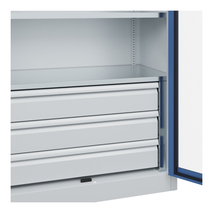 C+P Armoire à charges lourdes Acurado Pro 1950 x 1000 x 500 mm 7035/5023