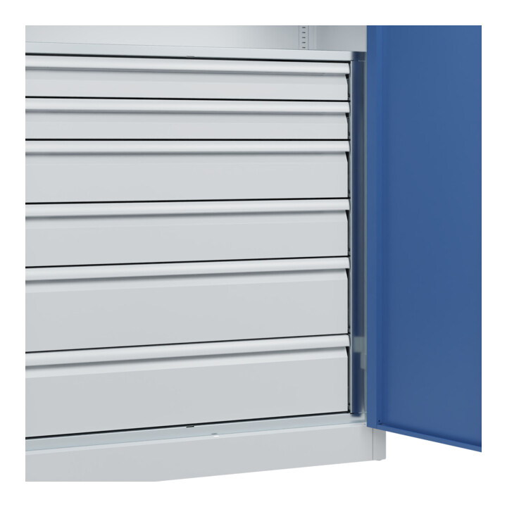 C+P Armoire à charges lourdes Acurado Pro 1950 x 1000 x 500 mm 7035/5023