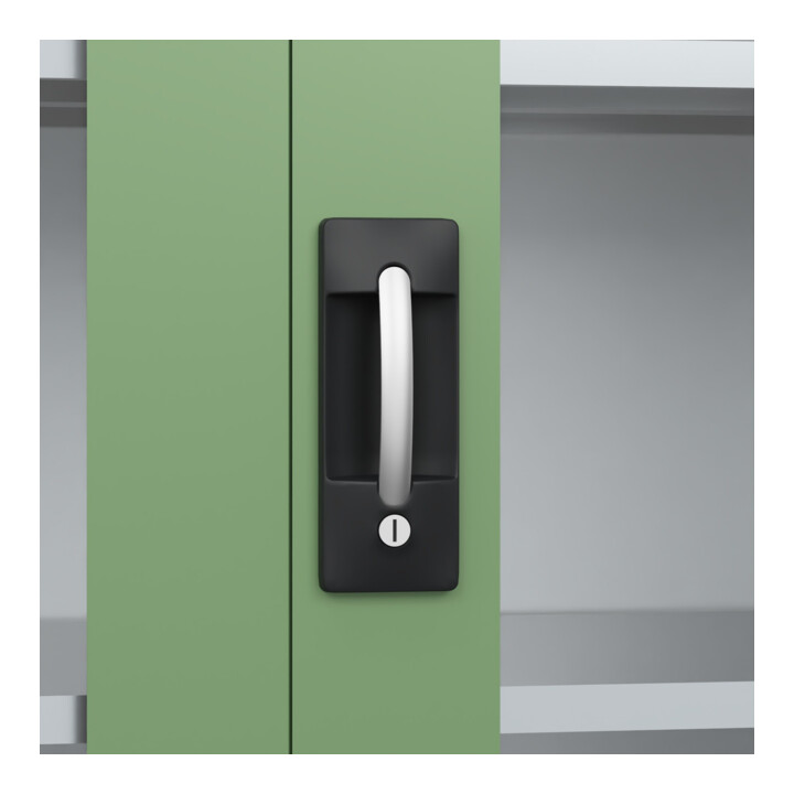 C+P Armoire à charges lourdes Acurado Pro 1950 x 1000 x 500 mm 7035/6011