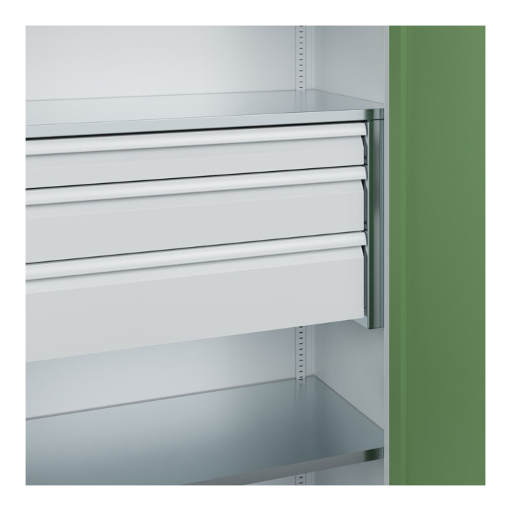 C+P Armoire à charges lourdes Acurado Pro 1950 x 1000 x 500 mm 7035/6011