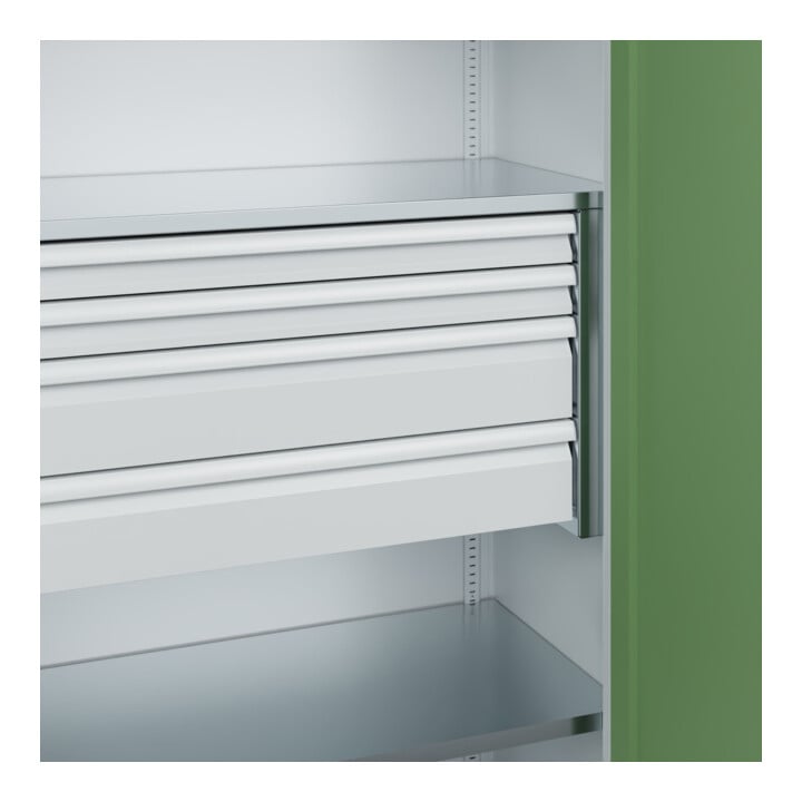 C+P Armoire à charges lourdes Acurado Pro 1950 x 1000 x 500 mm 7035/6011