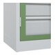 C+P Armoire à charges lourdes Acurado Pro 1950 x 1000 x 500 mm 7035/6011