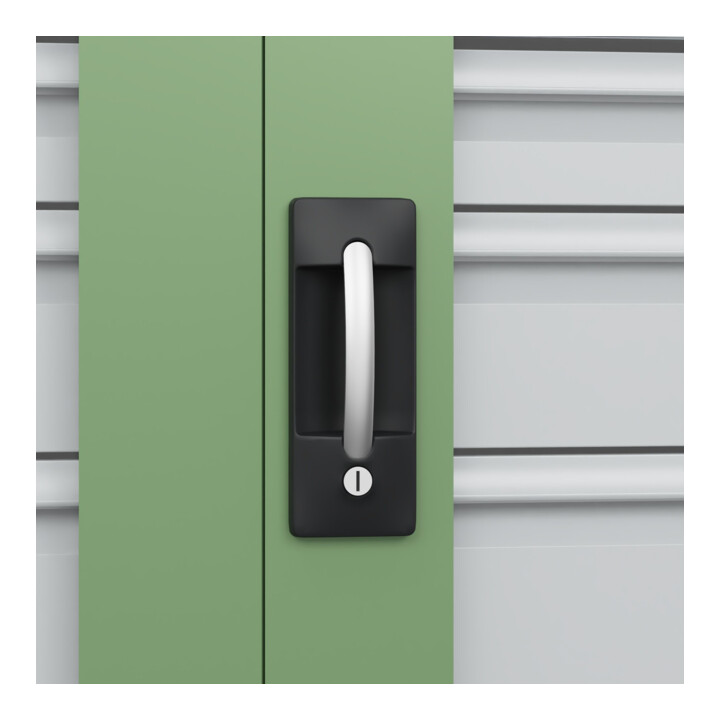 C+P Armoire à charges lourdes Acurado Pro 1950 x 1000 x 500 mm 7035/6011