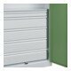 C+P Armoire à charges lourdes Acurado Pro 1950 x 1000 x 500 mm 7035/6011