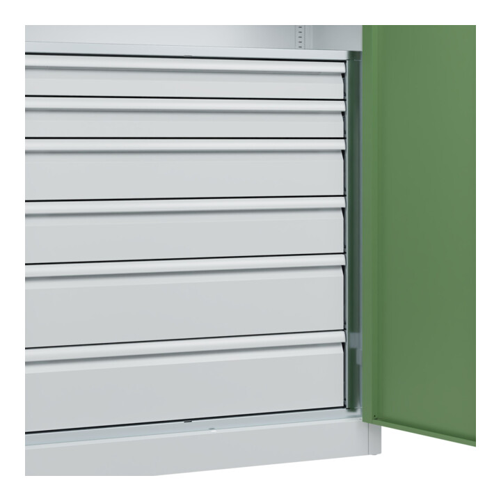 C+P Armoire à charges lourdes Acurado Pro 1950 x 1000 x 500 mm 7035/6011