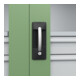 C+P Armoire à charges lourdes Acurado Pro 1950 x 1000 x 500 mm 7035/6011