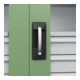 C+P Armoire à charges lourdes Acurado Pro 1950 x 1000 x 500 mm 7035/6011