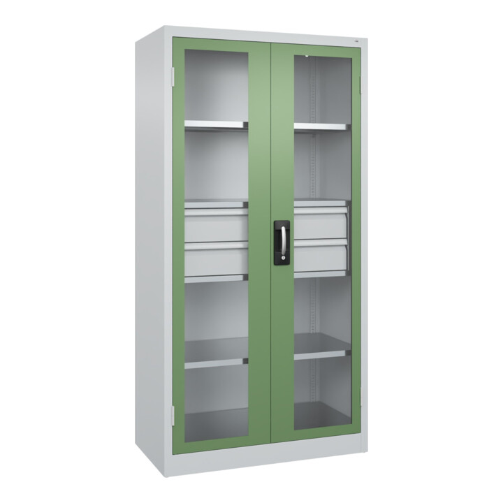 C+P Armoire à charges lourdes Acurado Pro 1950 x 1000 x 500 mm 7035/6011