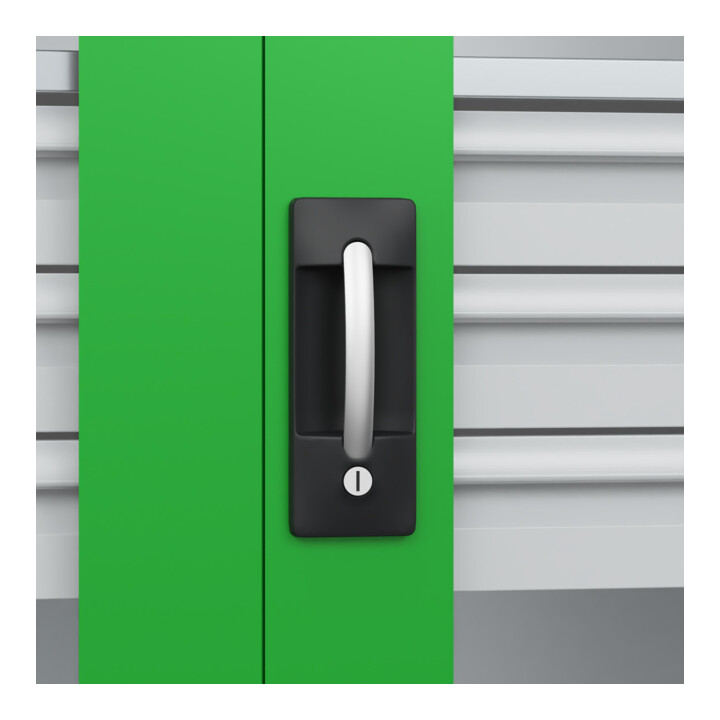 C+P Armoire à charges lourdes Acurado Pro 1950 x 1000 x 500 mm 7035/6037