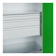 C+P Armoire à charges lourdes Acurado Pro 1950 x 1000 x 500 mm 7035/6037