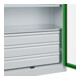 C+P Armoire à charges lourdes Acurado Pro 1950 x 1000 x 500 mm 7035/6037