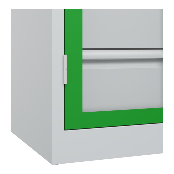 C+P Armoire à charges lourdes Acurado Pro 1950 x 1000 x 500 mm 7035/6037