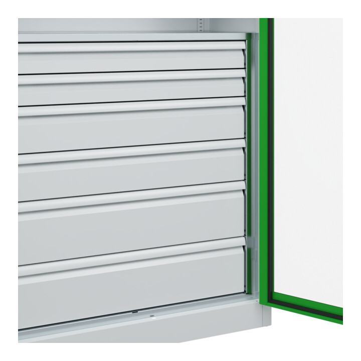 C+P Armoire à charges lourdes Acurado Pro 1950 x 1000 x 500 mm 7035/6037